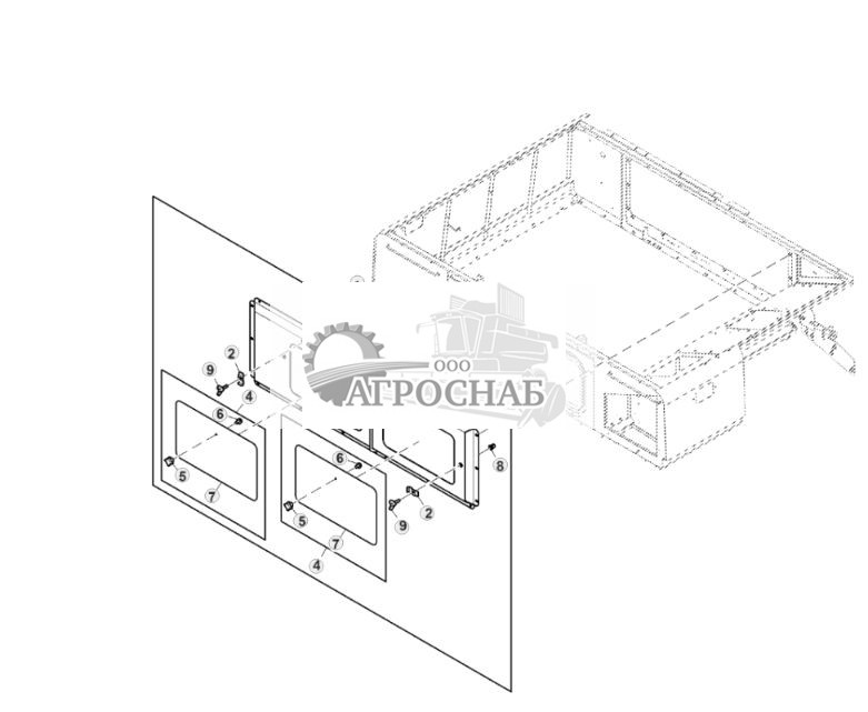 Grain Tank Access Door, Final Tier 4 - ST897962 816.jpg